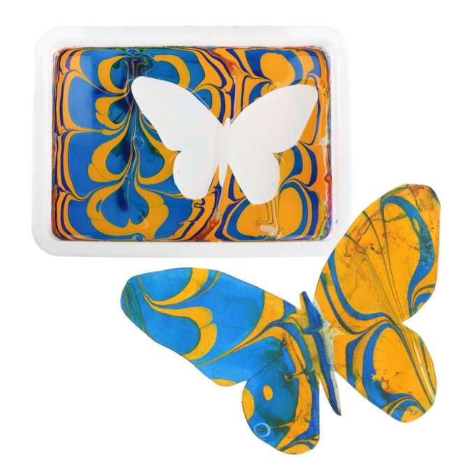 Painting on water ebru creative art kit accessories 8 colors