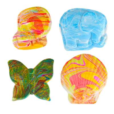 Painting on water ebru creative art kit accessories 8 colors