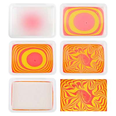 Painting on water ebru creative art set accessories 12 colors