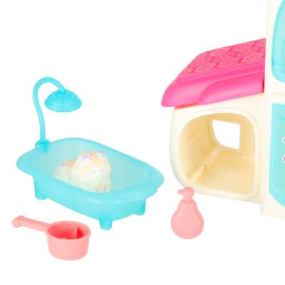 Pet hotel spa house for dog cat animals accessories 26 items