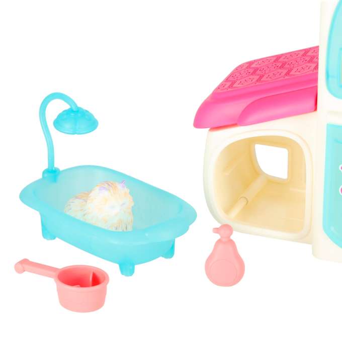 Pet hotel spa house for dog cat animals accessories 26 items