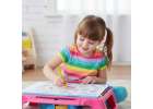 Projector projector drawing table cards markers crayons pink 11