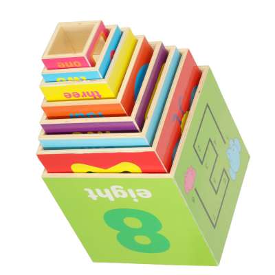 Pyramid puzzle learning to count animals XXL