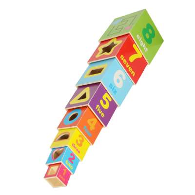 Pyramid puzzle learning to count animals XXL