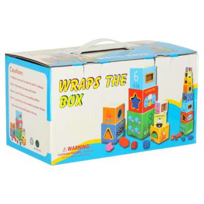 Pyramid puzzle learning to count animals XXL