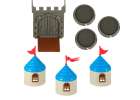Sand for children 1100g castle vehicles molds figures creative set 7