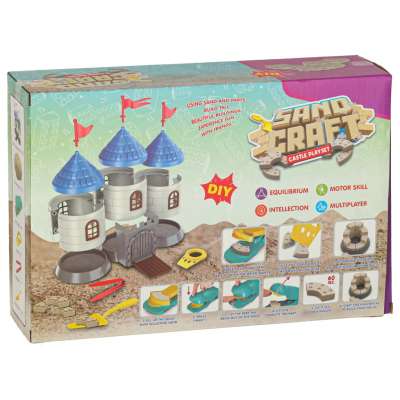 Sand for children 750g castle creative set