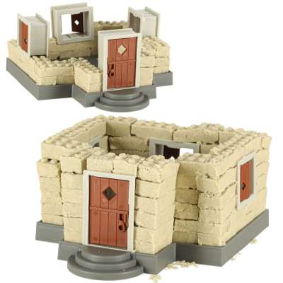 Sand for children 750g house molds figures creative set
