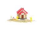 Sand for children 750g house molds figures creative set 12