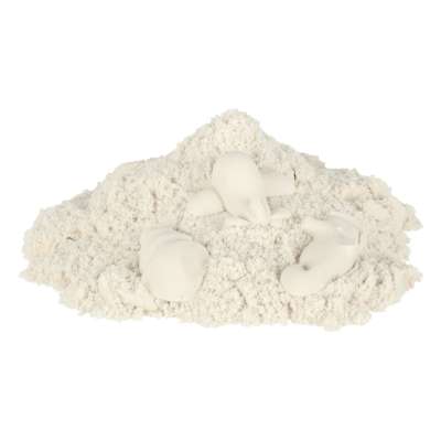 Sand for children kinetic 1kg in a bag white