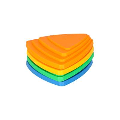 Ścieżka sensoryczna kamienie rzeczne do treningu równowagi podłoga to lawa gra 11 elementów kolorowa