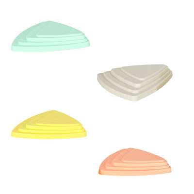 Ścieżka sensoryczna kamienie rzeczne do treningu równowagi podłoga to lawa gra 11 elementów pastelowa