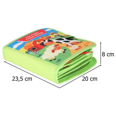 Sensory educational manipulative farm booklet