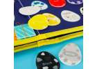 Sensory manipulation board montessori backpack case blue 12