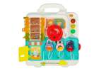Sensory montessori manipulative board montessori case knobs teddy bear XXL light sound 3