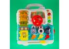 Sensory montessori manipulative board montessori case knobs teddy bear XXL light sound 9