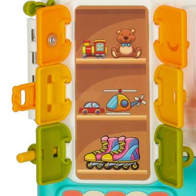 Sensory montessori manipulative board montessori case knobs teddy bear XXL light sound