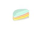 Sensory path river stones 11pcs pastel 5