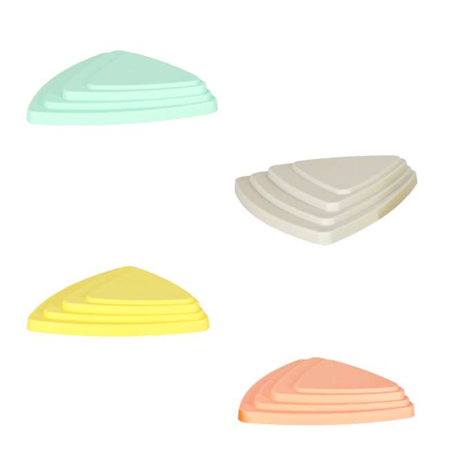 Sensory path river stones 11pcs pastel