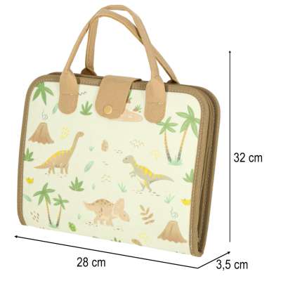 Sensory sensory montessori manipulative board dinosaur case