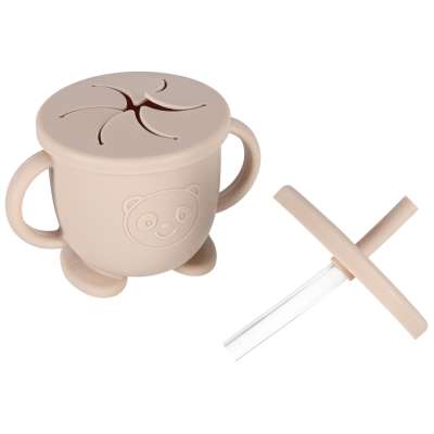 Silicone children's dishes crab zest 9el beige