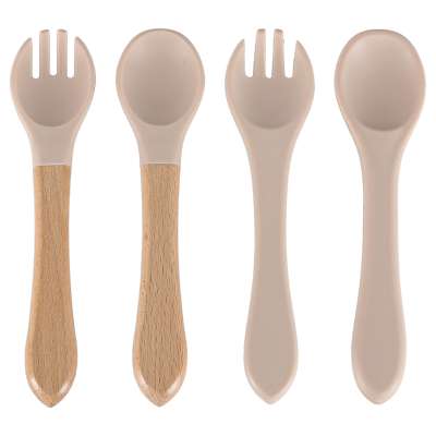 Silicone children's dishes crab zest 9el beige