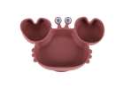 Silicone children's dishes crab zest 9el c pink 2