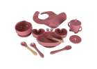 Silicone children's dishes crab zest 9el c pink 8