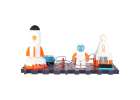 Small electronics electrician educational set space station 5