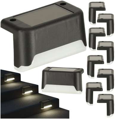 Solar waterproof stair light set of 8 pcs.