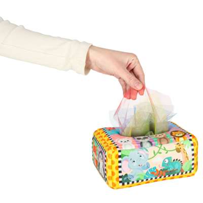Sorter tissue box sensory montessori plush numbers letters