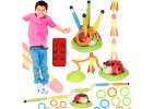 Sports dexterity game for children jumping rope target throw ladybird launcher 3in1 1