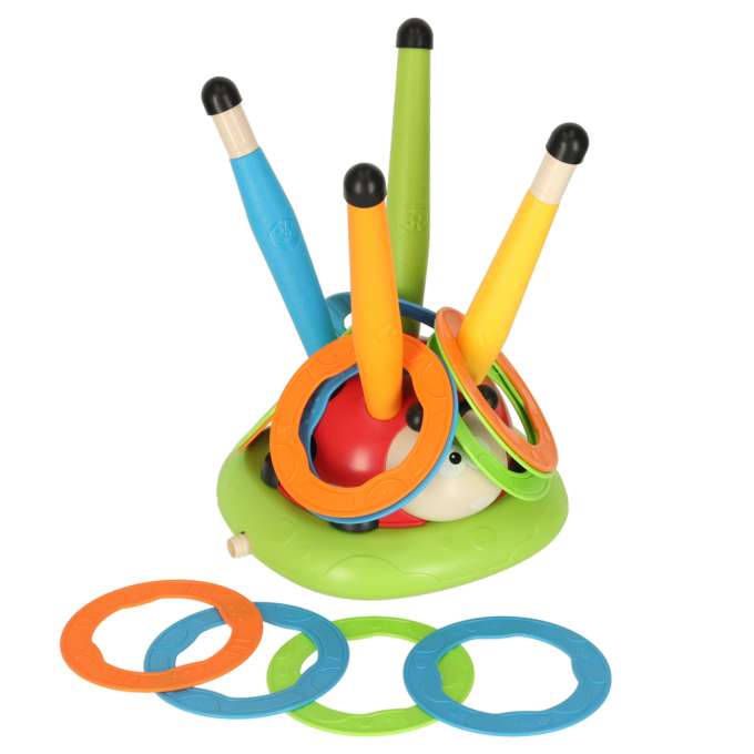 Sports dexterity game for children jumping rope target throw ladybird launcher 3in1