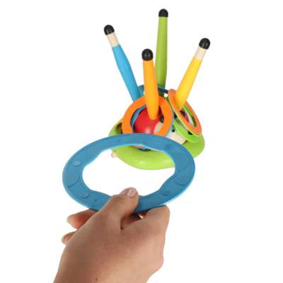 Sports dexterity game for children jumping rope target throw ladybird launcher 3in1