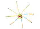 Sports dexterity game for children jumping rope target throw ladybird launcher 3in1 10