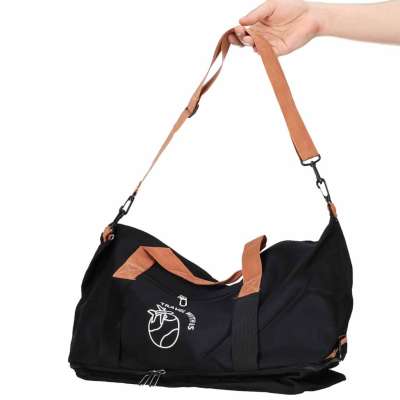 Sports travel bag hand luggage black