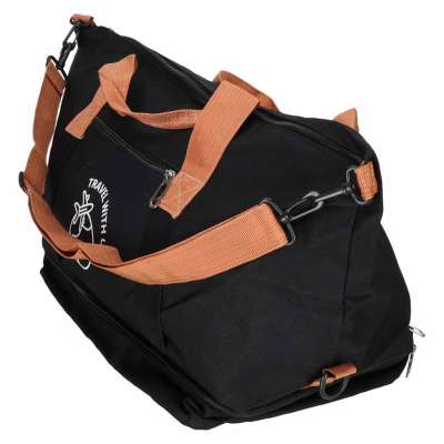 Sports travel bag hand luggage black