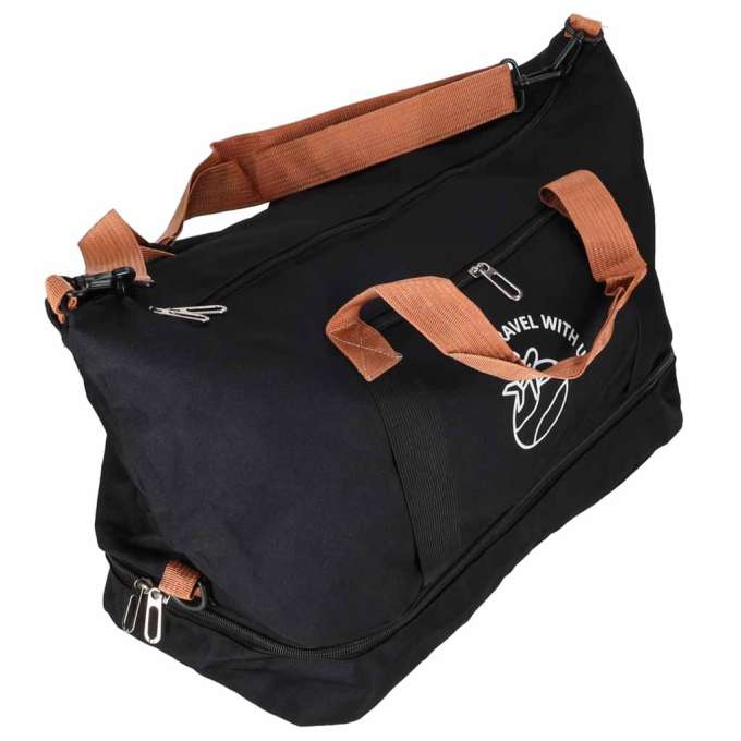 Sports travel bag hand luggage black