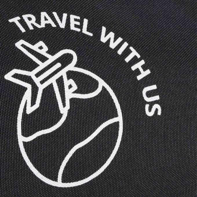 Sports travel bag hand luggage black