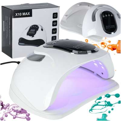 Sun X10 UV 45 LED 280W nail lamp for hybrid manicure gels