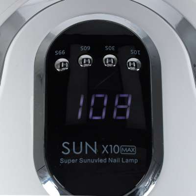 Sun X10 UV 45 LED 280W nail lamp for hybrid manicure gels