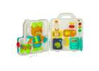 Tablica manipulacyjna sensoryczna montessori walizka pokrętła miś XXL światło dźwięk 4