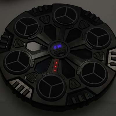 Tarcza bokserska treningowa na ścianę trenażer muzyka Bluetooth LED USB
