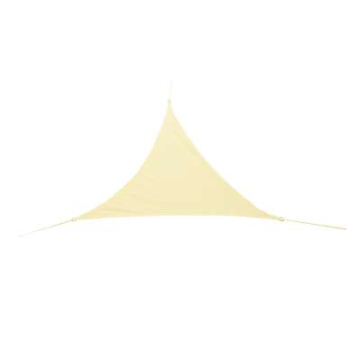 Terrace sunshade sail 4x4x4m triangle beige