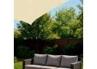 Terrace sunshade sail 4x4x4m triangle beige 8