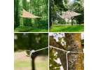 Terrace sunshade sail 4x4x4m triangle beige 11