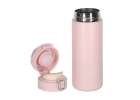 Thermal mug bidon with mouthpiece thermos LED 420ml pink 4