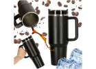 Thermal mug with handle thermos 1200ml black 1