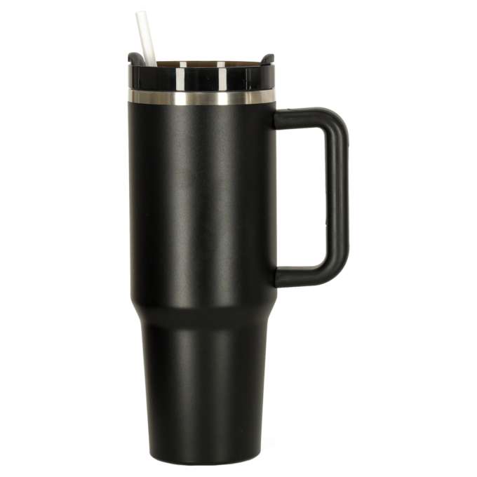 Thermal mug with handle thermos 1200ml black
