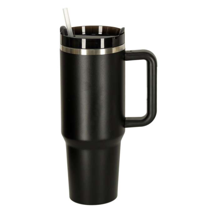 Thermal mug with handle thermos 1200ml black
